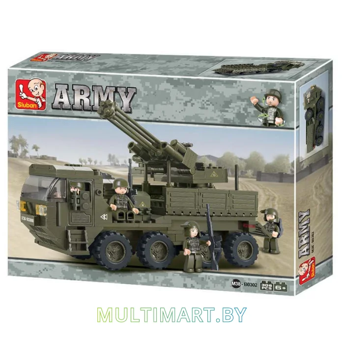 Конструктор Sluban M38-B0302 Тяжелый транспортер (306 деталей)